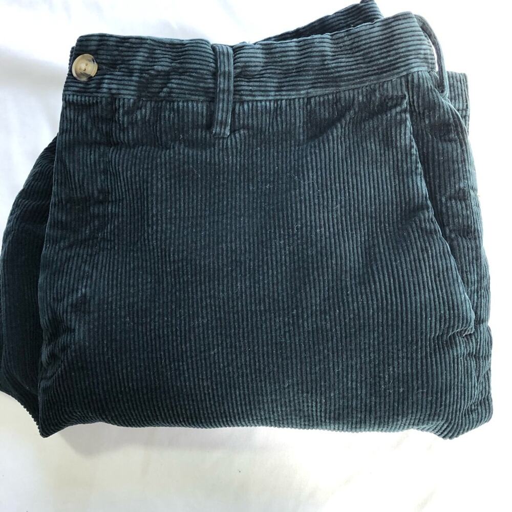 Polo Ralph Lauren mens classic stretch wide wale navy blue corduroy pants 38/32